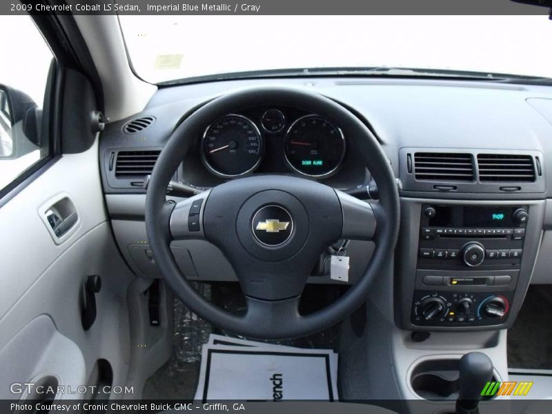 Imperial Blue Metallic / Gray 2009 Chevrolet Cobalt LS Sedan