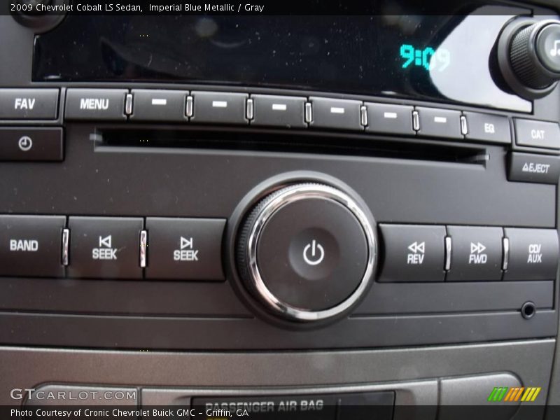 Imperial Blue Metallic / Gray 2009 Chevrolet Cobalt LS Sedan