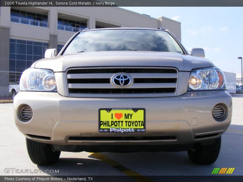 Sonora Gold Metallic / Ivory Beige 2006 Toyota Highlander I4