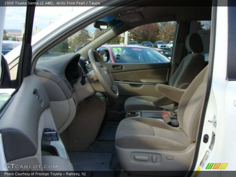 Arctic Frost Pearl / Taupe 2006 Toyota Sienna LE AWD