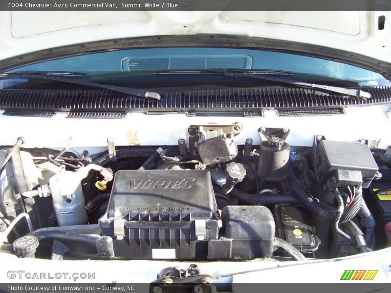 Summit White / Blue 2004 Chevrolet Astro Commercial Van