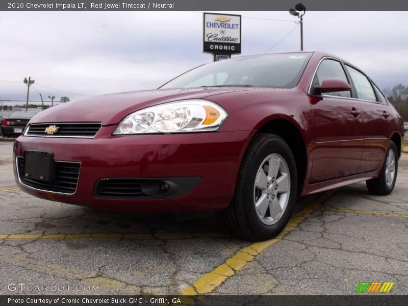 Red Jewel Tintcoat / Neutral 2010 Chevrolet Impala LT