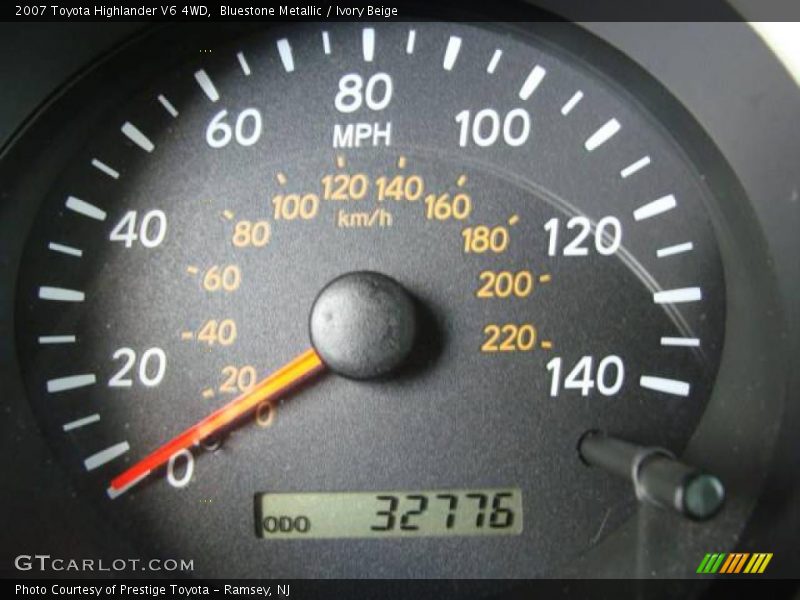 Bluestone Metallic / Ivory Beige 2007 Toyota Highlander V6 4WD