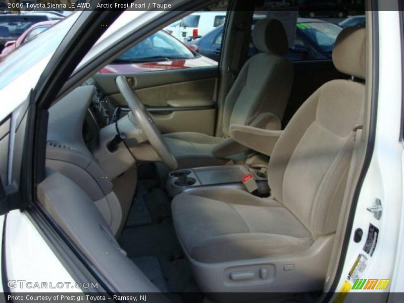 Arctic Frost Pearl / Taupe 2006 Toyota Sienna LE AWD