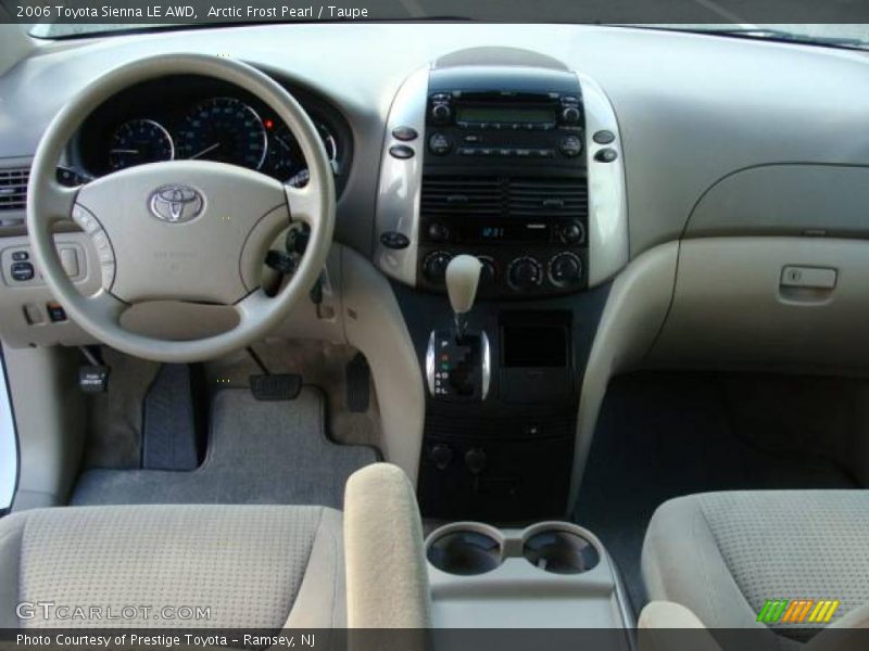 Arctic Frost Pearl / Taupe 2006 Toyota Sienna LE AWD
