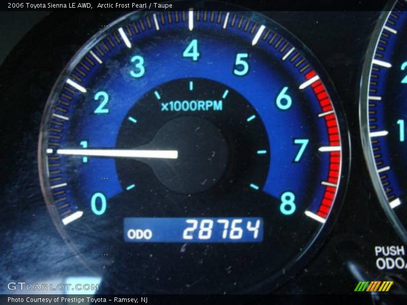 Arctic Frost Pearl / Taupe 2006 Toyota Sienna LE AWD