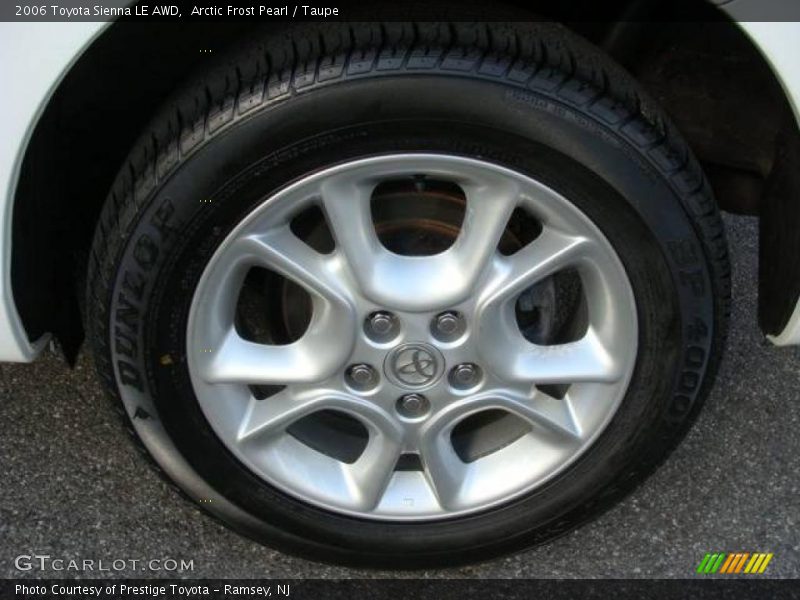 Arctic Frost Pearl / Taupe 2006 Toyota Sienna LE AWD