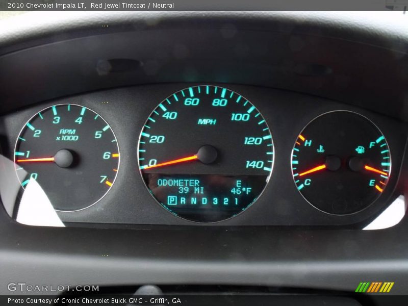 Red Jewel Tintcoat / Neutral 2010 Chevrolet Impala LT