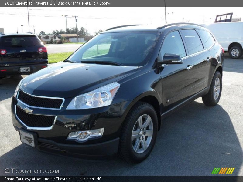 Black Granite Metallic / Ebony 2010 Chevrolet Traverse LT