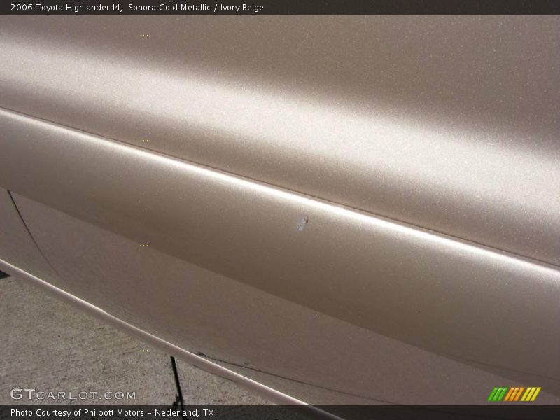 Sonora Gold Metallic / Ivory Beige 2006 Toyota Highlander I4