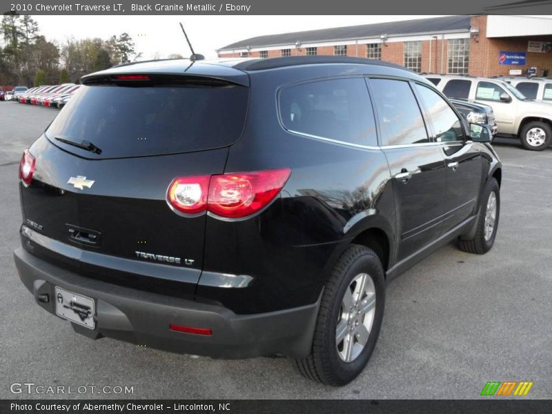 Black Granite Metallic / Ebony 2010 Chevrolet Traverse LT