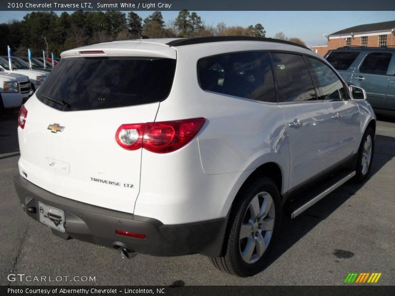 Summit White / Light Gray 2010 Chevrolet Traverse LTZ