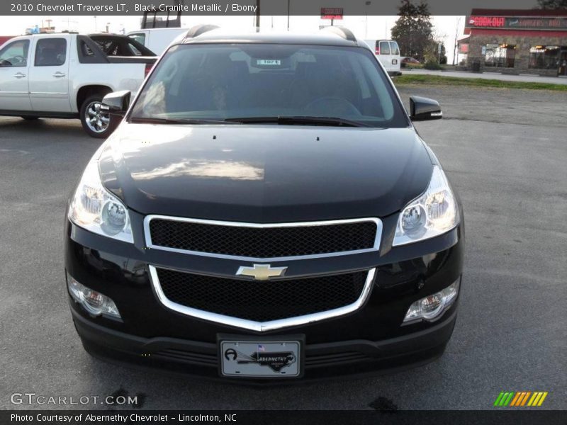 Black Granite Metallic / Ebony 2010 Chevrolet Traverse LT