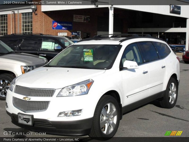 Summit White / Cashmere 2010 Chevrolet Traverse LTZ