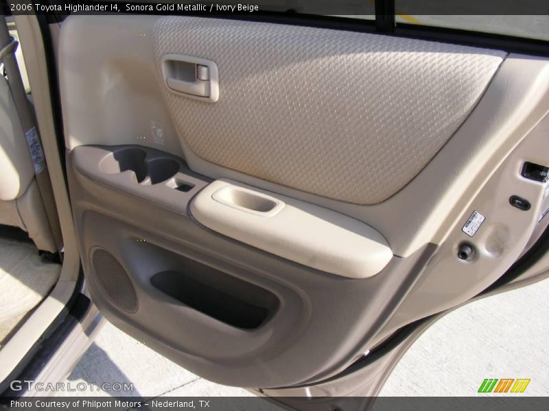 Sonora Gold Metallic / Ivory Beige 2006 Toyota Highlander I4
