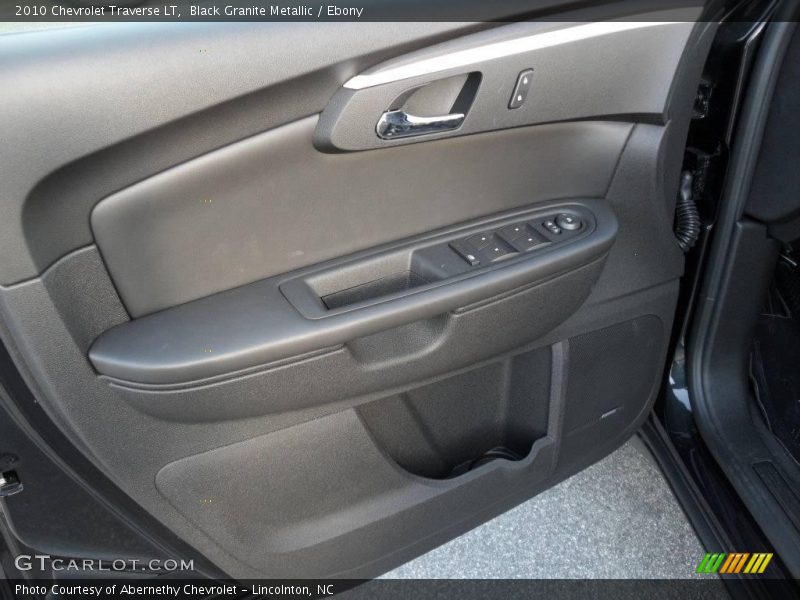 Black Granite Metallic / Ebony 2010 Chevrolet Traverse LT