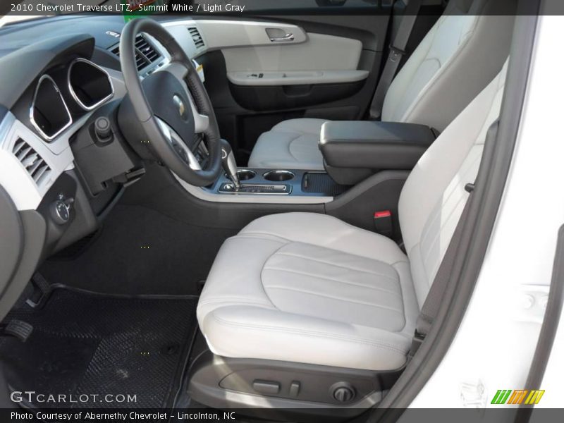 Summit White / Light Gray 2010 Chevrolet Traverse LTZ