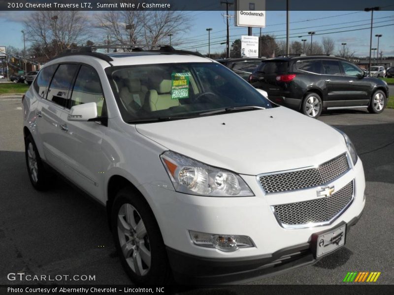 Summit White / Cashmere 2010 Chevrolet Traverse LTZ