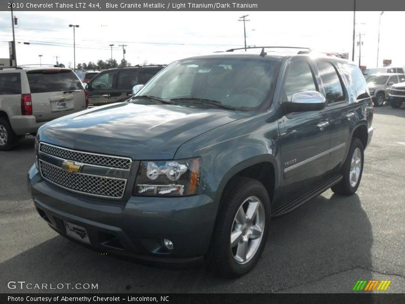 Blue Granite Metallic / Light Titanium/Dark Titanium 2010 Chevrolet Tahoe LTZ 4x4