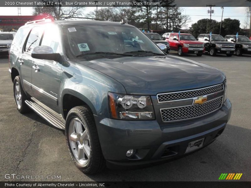 Blue Granite Metallic / Light Titanium/Dark Titanium 2010 Chevrolet Tahoe LTZ 4x4