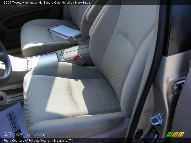 Sonora Gold Metallic / Ivory Beige 2006 Toyota Highlander I4
