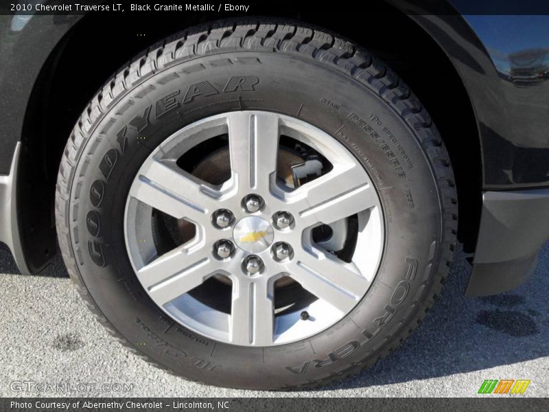 Black Granite Metallic / Ebony 2010 Chevrolet Traverse LT