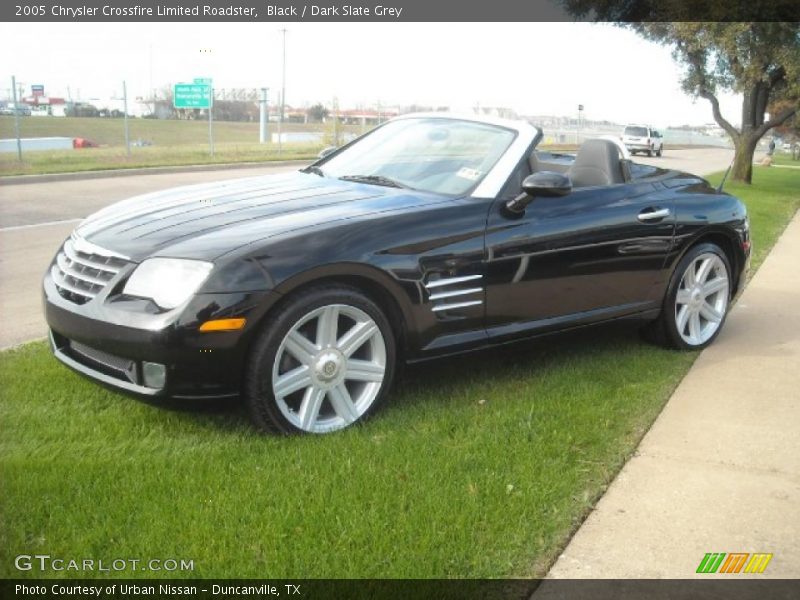Black / Dark Slate Grey 2005 Chrysler Crossfire Limited Roadster