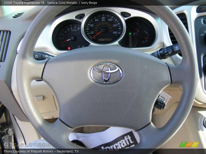 Sonora Gold Metallic / Ivory Beige 2006 Toyota Highlander I4