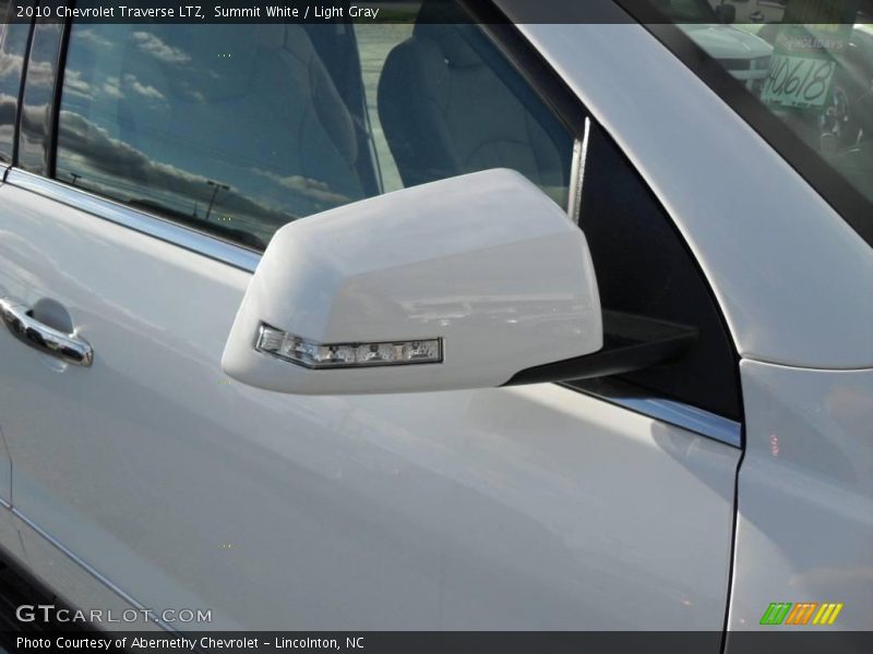 Summit White / Light Gray 2010 Chevrolet Traverse LTZ
