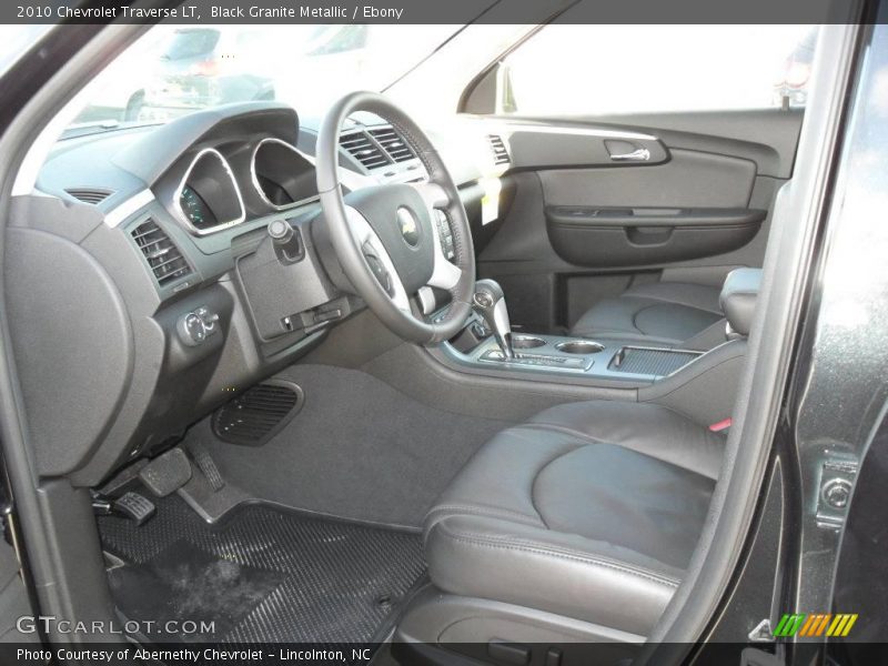 Black Granite Metallic / Ebony 2010 Chevrolet Traverse LT