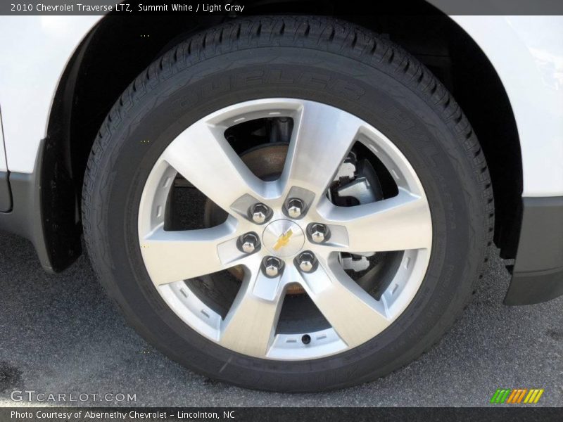 Summit White / Light Gray 2010 Chevrolet Traverse LTZ