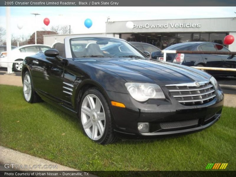 Black / Dark Slate Grey 2005 Chrysler Crossfire Limited Roadster