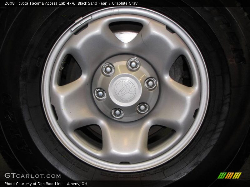 Black Sand Pearl / Graphite Gray 2008 Toyota Tacoma Access Cab 4x4