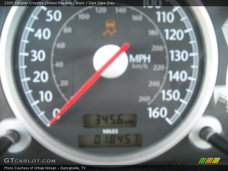 Black / Dark Slate Grey 2005 Chrysler Crossfire Limited Roadster