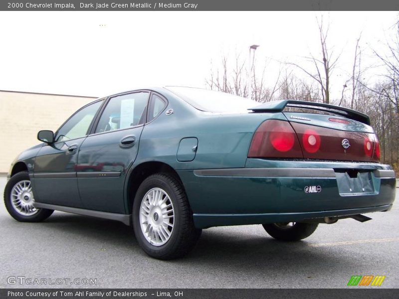 Dark Jade Green Metallic / Medium Gray 2000 Chevrolet Impala