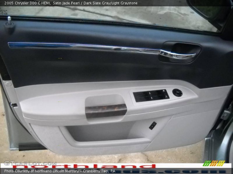 Satin Jade Pearl / Dark Slate Gray/Light Graystone 2005 Chrysler 300 C HEMI