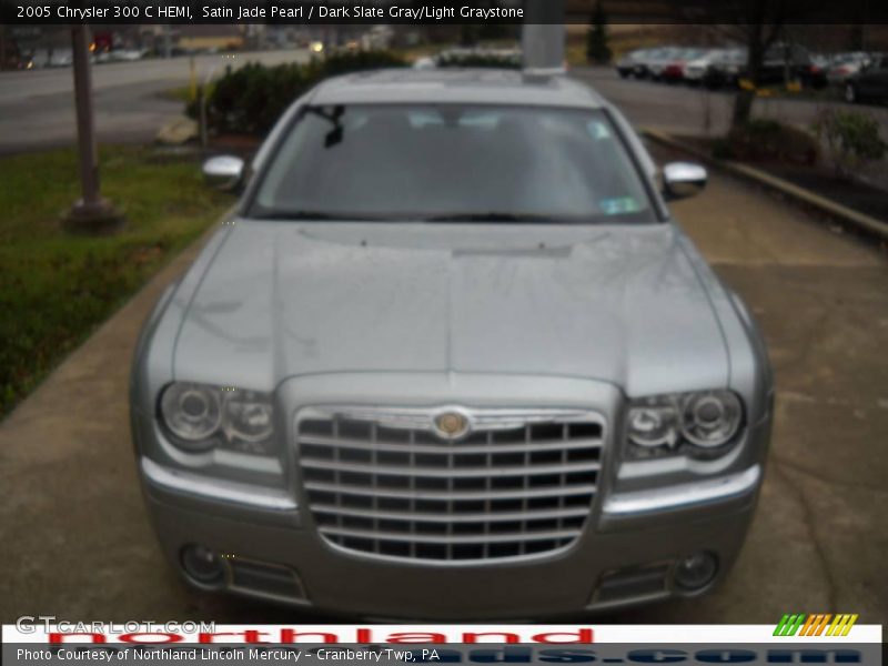 Satin Jade Pearl / Dark Slate Gray/Light Graystone 2005 Chrysler 300 C HEMI