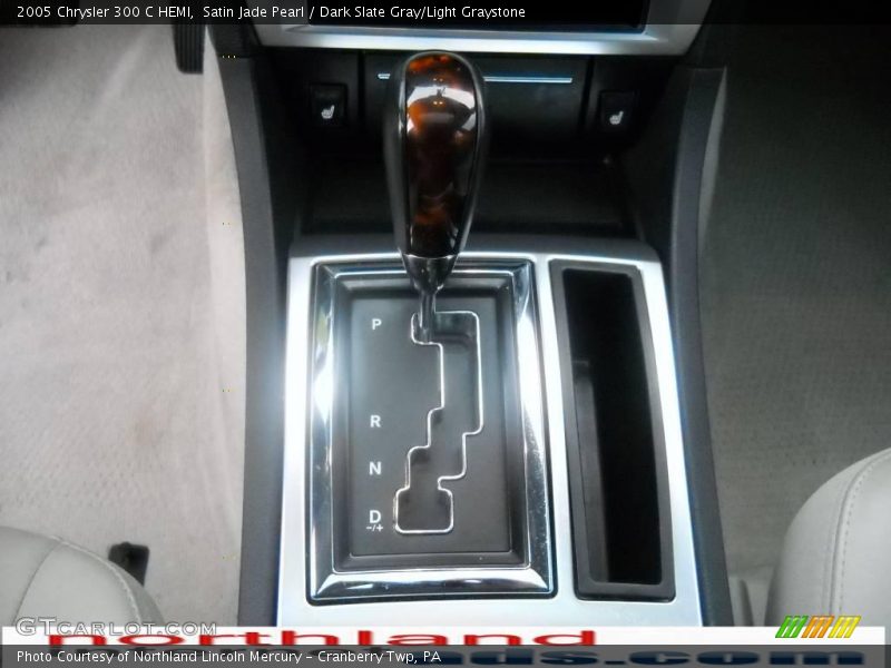 Satin Jade Pearl / Dark Slate Gray/Light Graystone 2005 Chrysler 300 C HEMI
