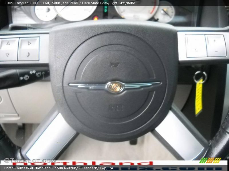 Satin Jade Pearl / Dark Slate Gray/Light Graystone 2005 Chrysler 300 C HEMI