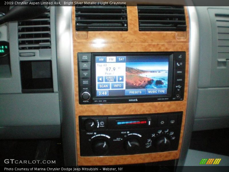 Bright Silver Metallic / Light Graystone 2009 Chrysler Aspen Limited 4x4