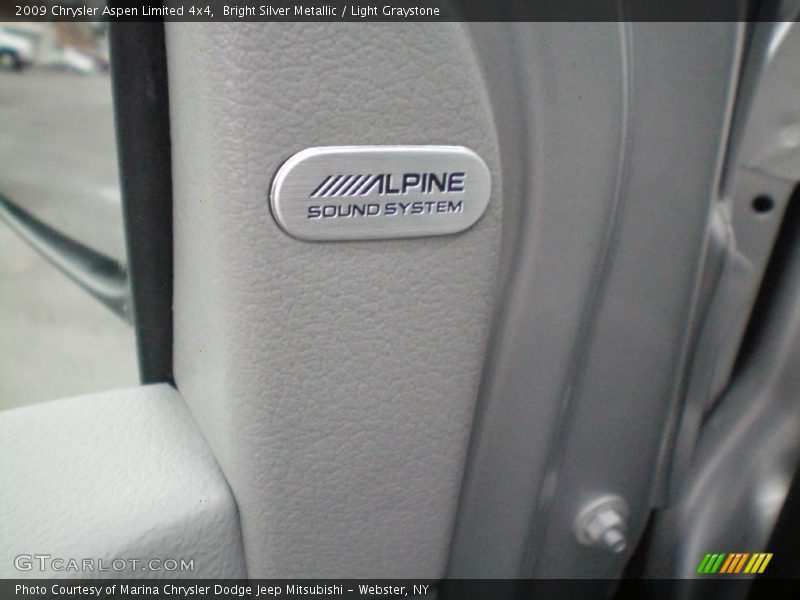Bright Silver Metallic / Light Graystone 2009 Chrysler Aspen Limited 4x4