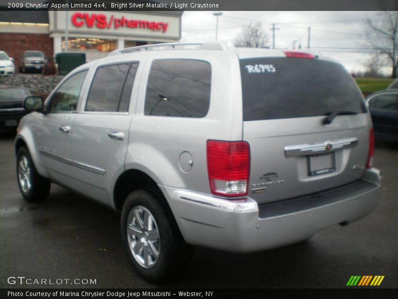 Bright Silver Metallic / Light Graystone 2009 Chrysler Aspen Limited 4x4