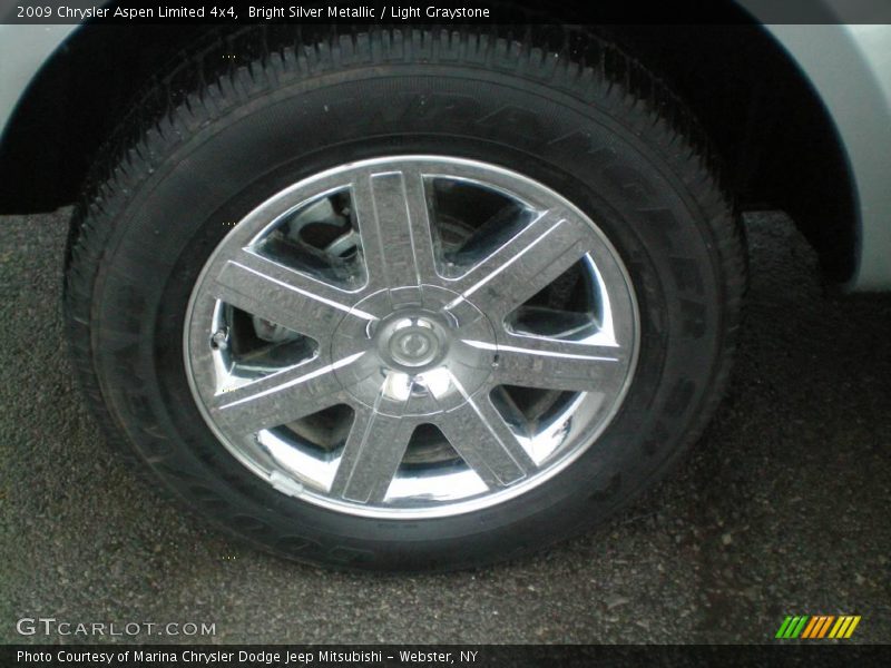 Bright Silver Metallic / Light Graystone 2009 Chrysler Aspen Limited 4x4
