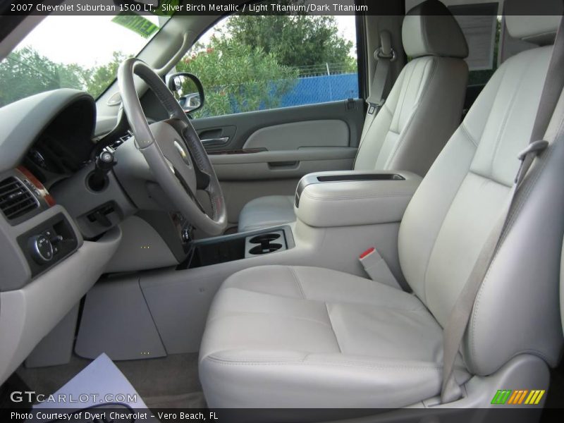 Silver Birch Metallic / Light Titanium/Dark Titanium 2007 Chevrolet Suburban 1500 LT