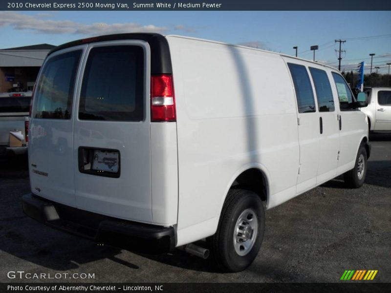 Summit White / Medium Pewter 2010 Chevrolet Express 2500 Moving Van