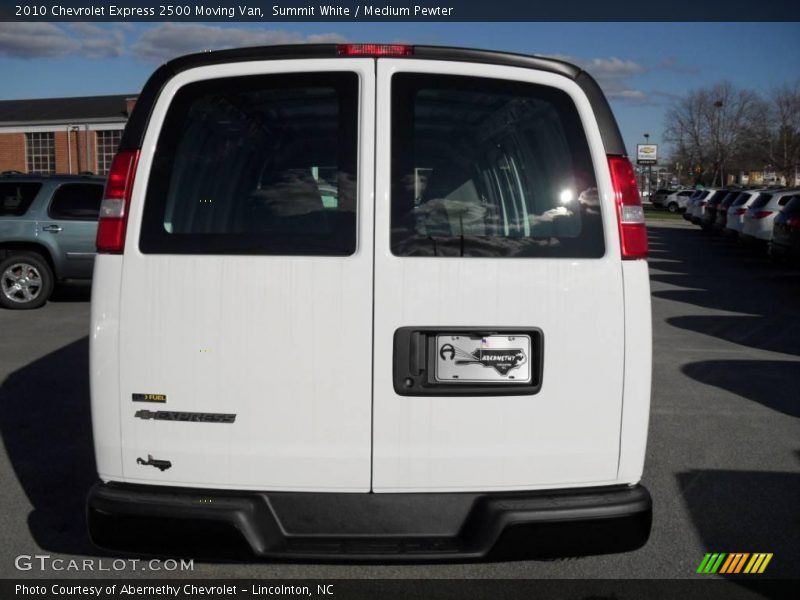 Summit White / Medium Pewter 2010 Chevrolet Express 2500 Moving Van