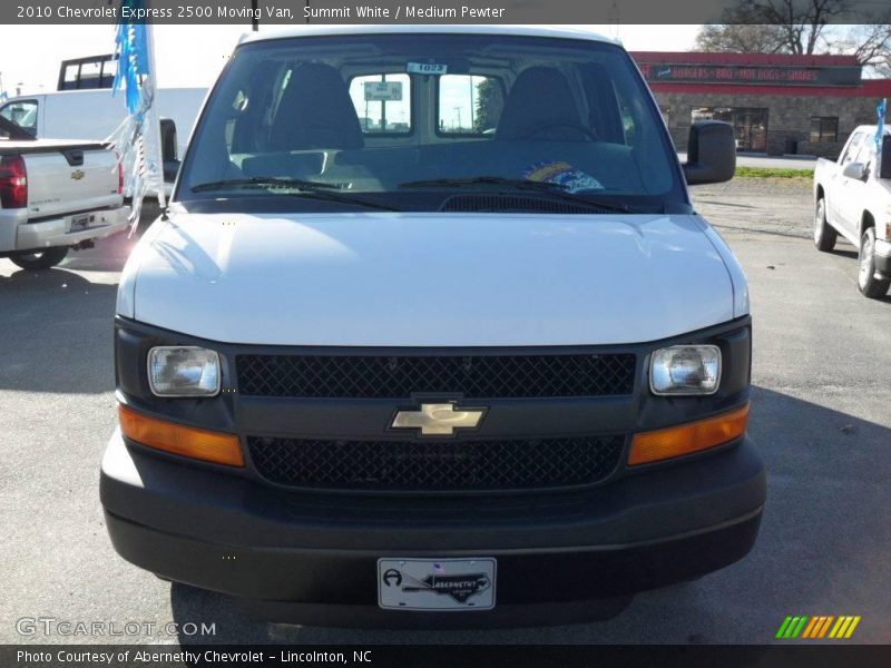 Summit White / Medium Pewter 2010 Chevrolet Express 2500 Moving Van