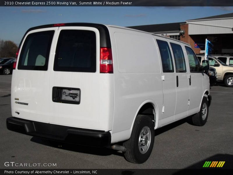 Summit White / Medium Pewter 2010 Chevrolet Express 2500 Moving Van