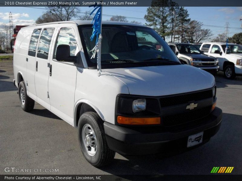 Summit White / Medium Pewter 2010 Chevrolet Express 2500 Moving Van