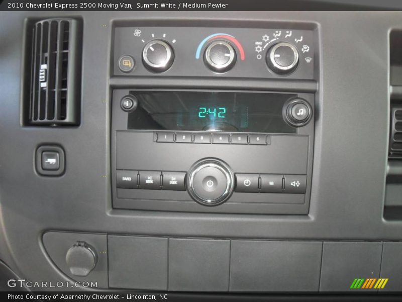 Summit White / Medium Pewter 2010 Chevrolet Express 2500 Moving Van